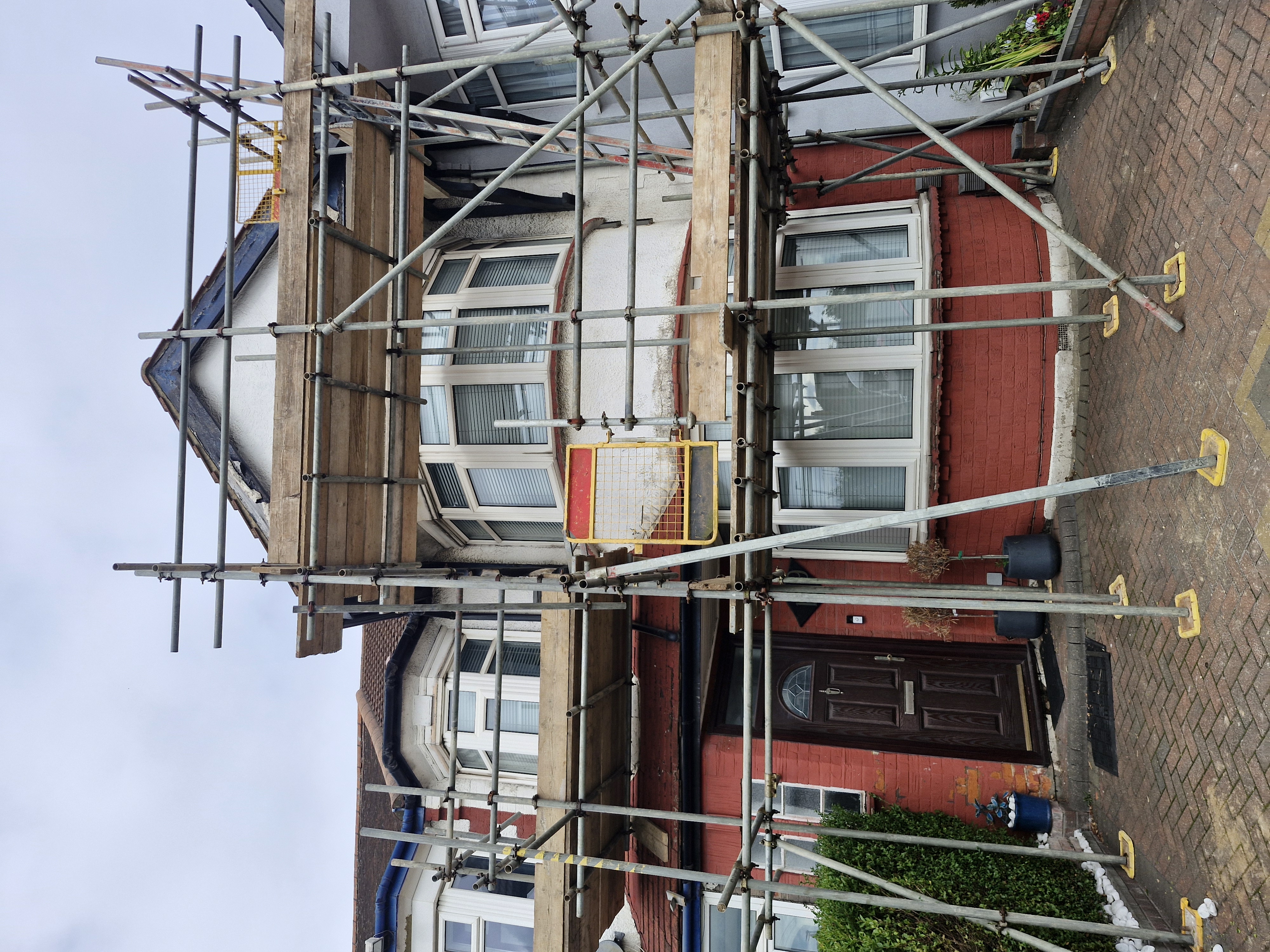 Completed scaffold