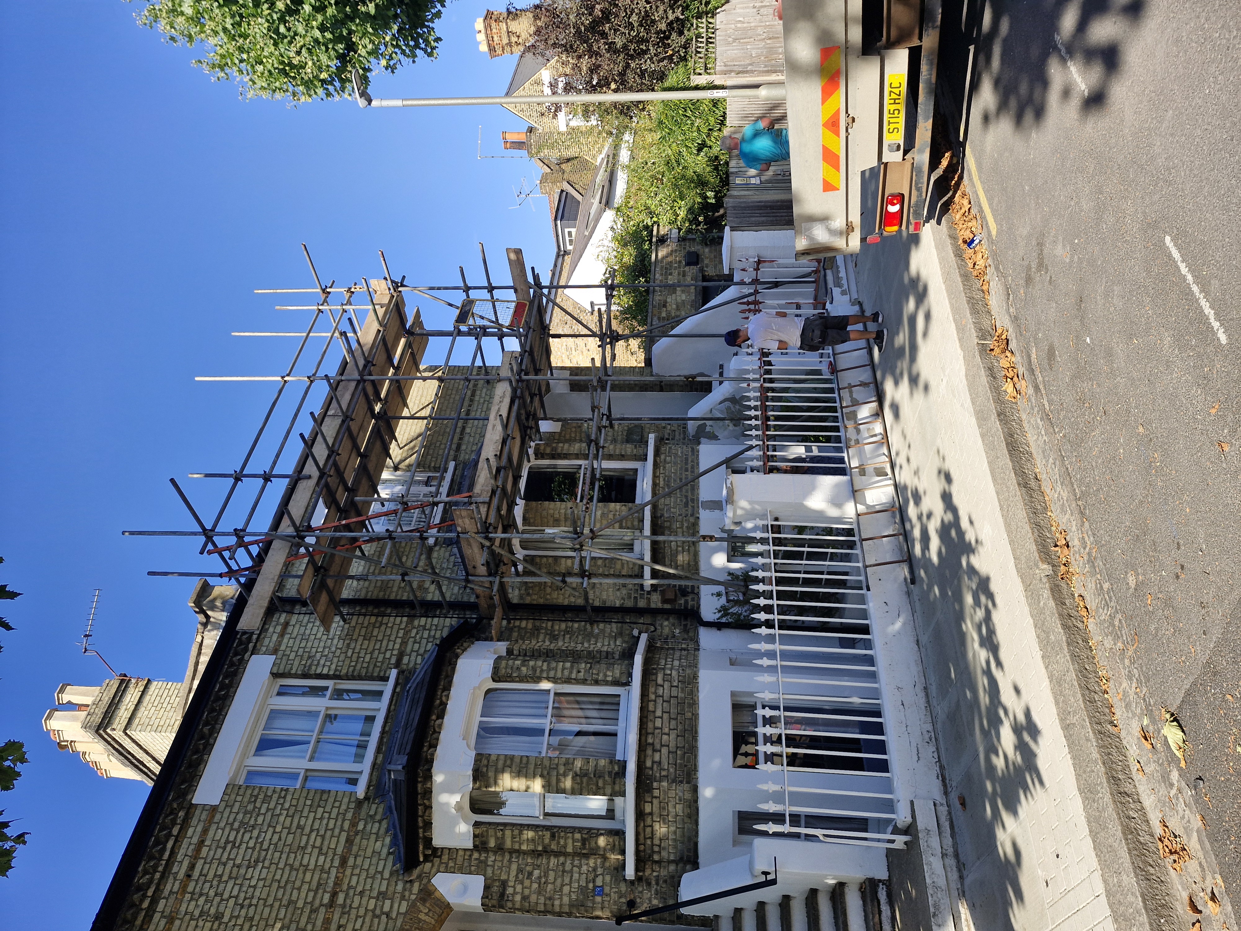 Completed scaffold